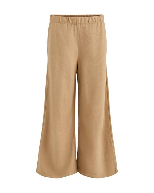 Eileen Fisher Natural Wide Ankle Pants