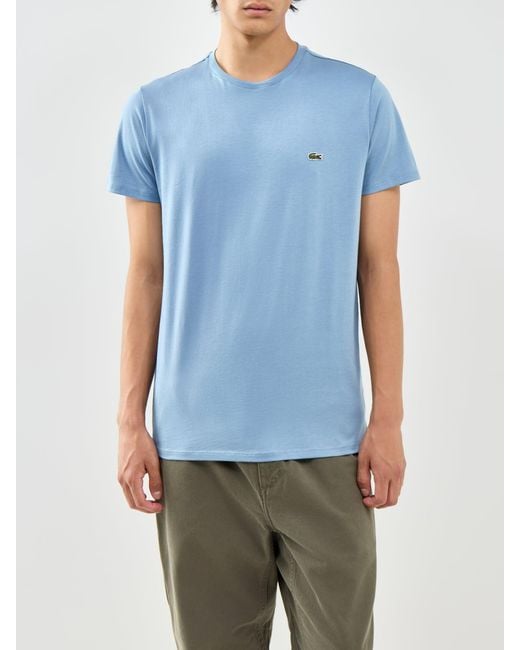 Lacoste Blue Pima T-Shirt for men