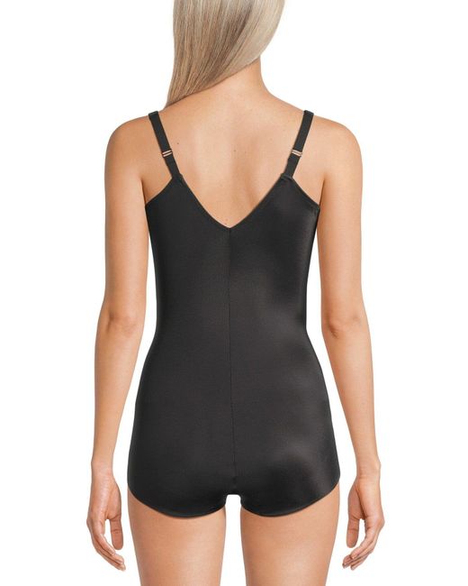 Miraclesuit Black Lycra Fit Sense Body Suit