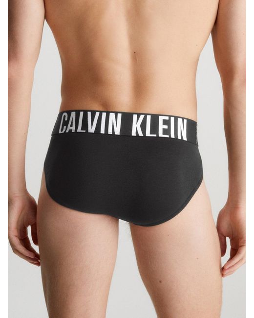 Calvin Klein Black Hip Brief Intense Power 3P for men