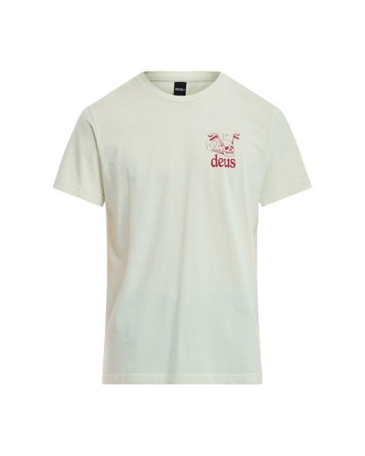 DEUS White Men's Crossroad T-shirt for men