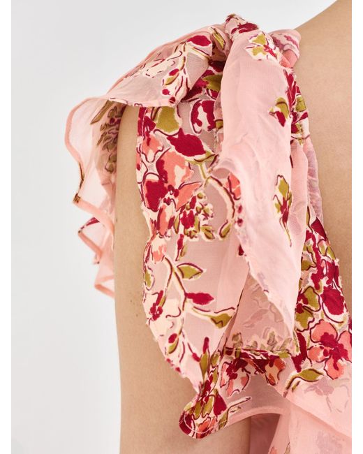 Rixo Pink Ester Dress