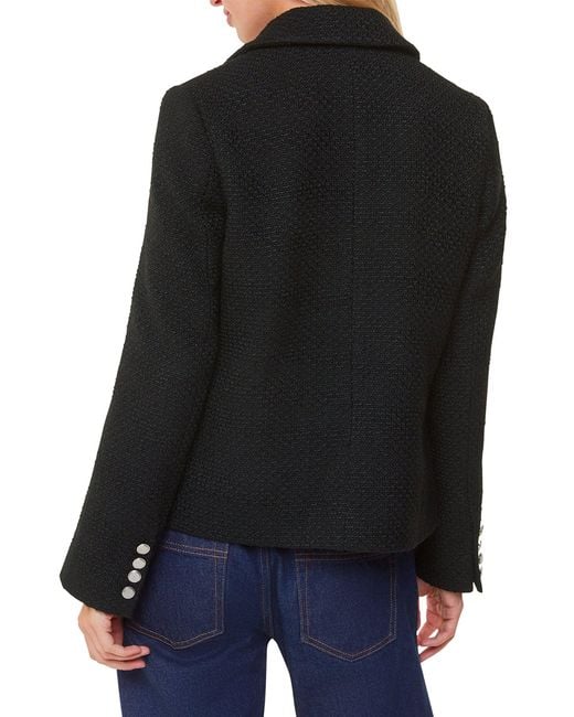 Whistles Black Classic Textured Jacket