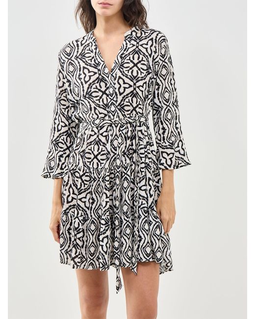Vero Moda White Short V-Neck Dress Pattern