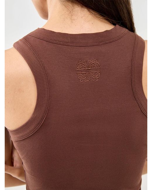 Never Fully Dressed Brown Rib Tank