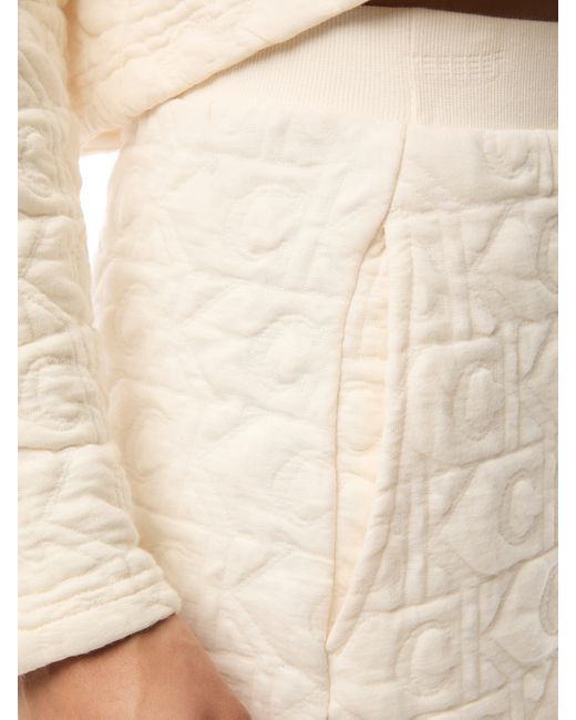 Calvin Klein Natural Modern Terry Quilted Jogger