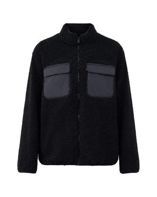Levi's Black Campo Sherpa Jacket for men