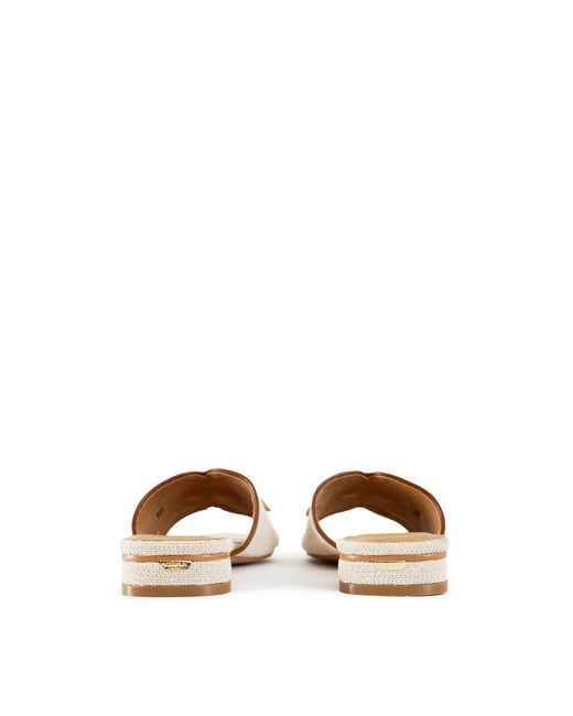 V.Gan White Aji Slide Sandals Neutral