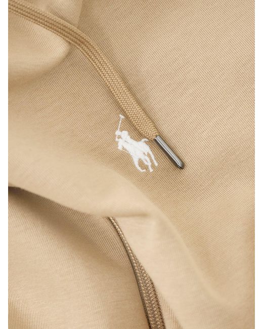 Polo Ralph Lauren Natural Doible Knit Hoodie for men
