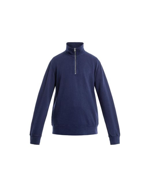 Hartford Blue Men's Light Quarter Zip Sweatshirt for men