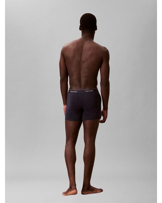 Calvin Klein Black Icon Stretch Boxer Briefs 3 Pack for men