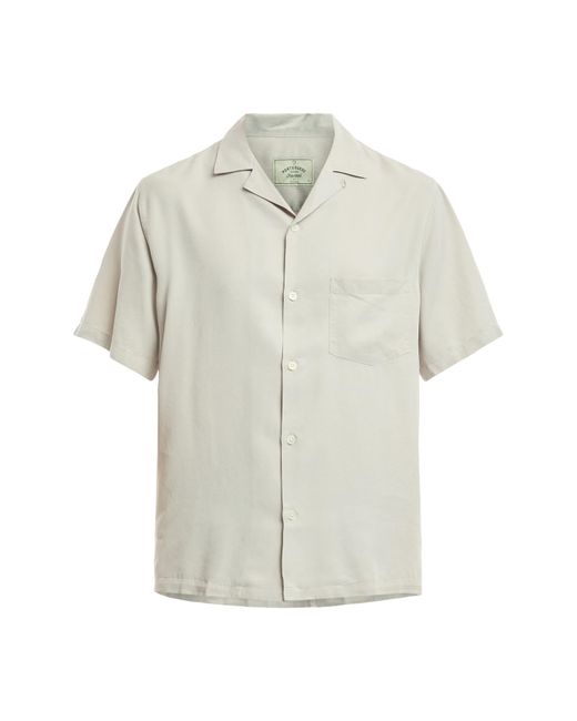 Portuguese Flannel White Men's Dogtown Short Sleeve Shirt for men