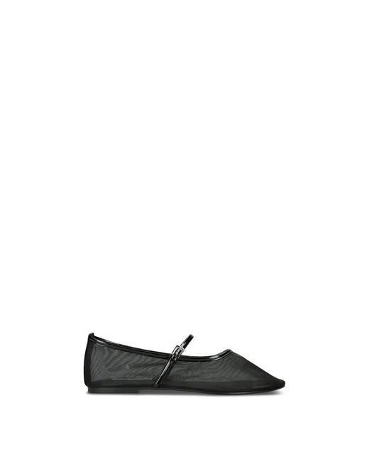 Steve Madden White Mash Ballet Flats