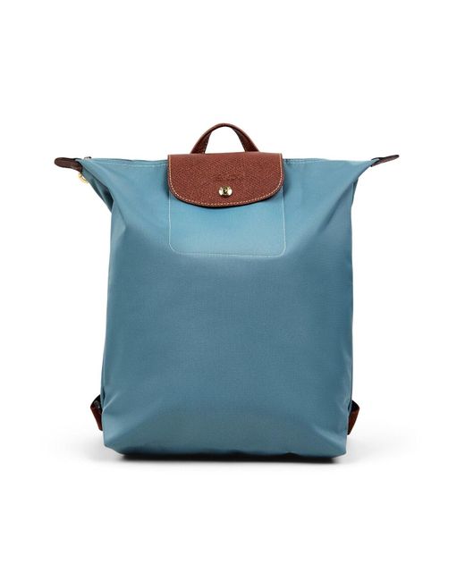 Longchamp Blue Women's Le Pliage Original M Backpack