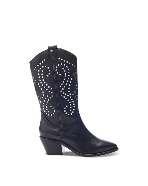 Moda In Pelle Blue Women's Serres Leather Boots