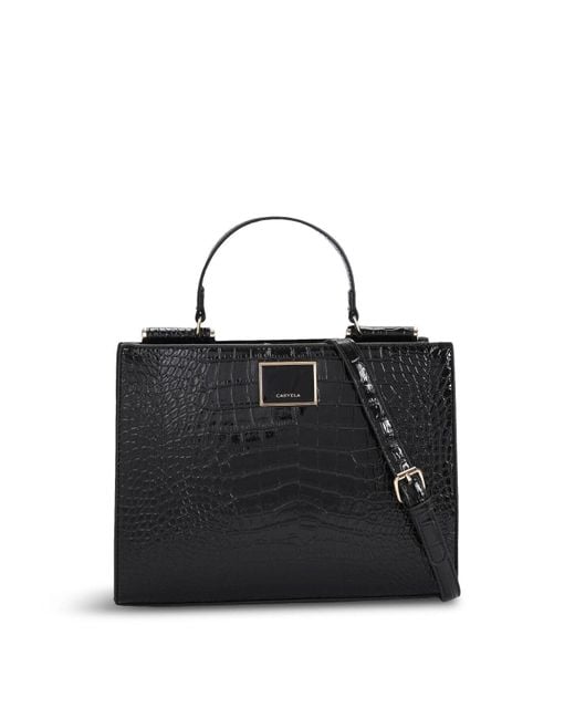 Carvela Kurt Geiger Black Jessica Midi Tote Bag