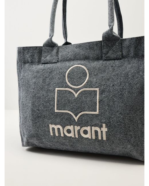 Isabel Marant Multicolor Zenky Zipped Canvas Tote Bag