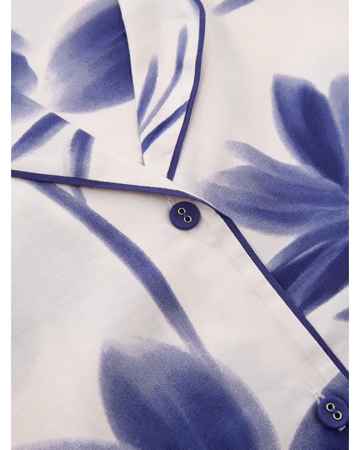 Cyberjammies Blue Floral Print Pyjama Top