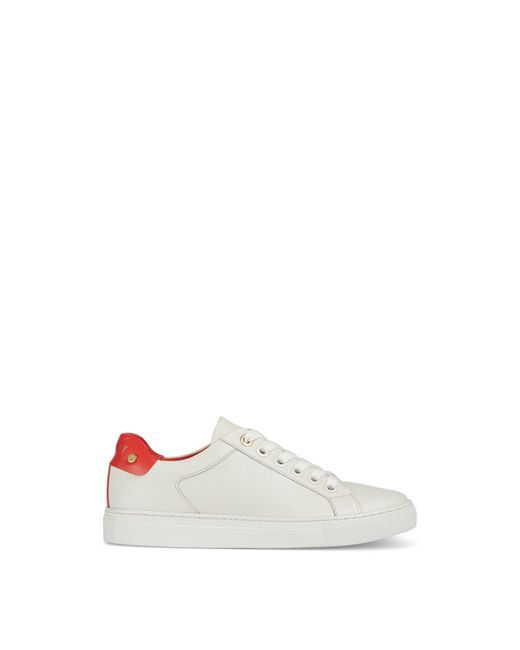 L.K.Bennett Women's Sigture White And Classic Stud Trainer
