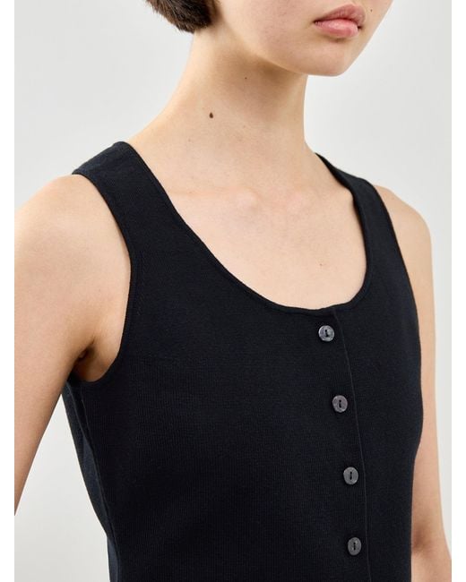 Nobody's Child Black Scoop Neck Waistcoat