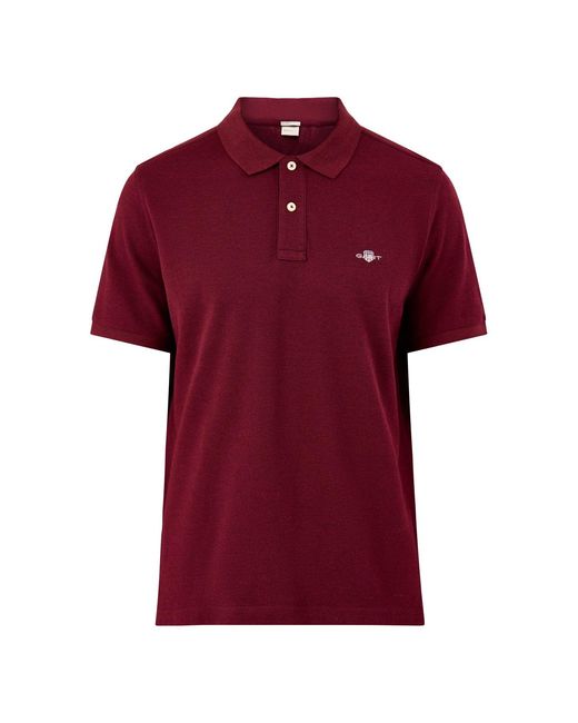 Gant Red Shield Polo Top for men