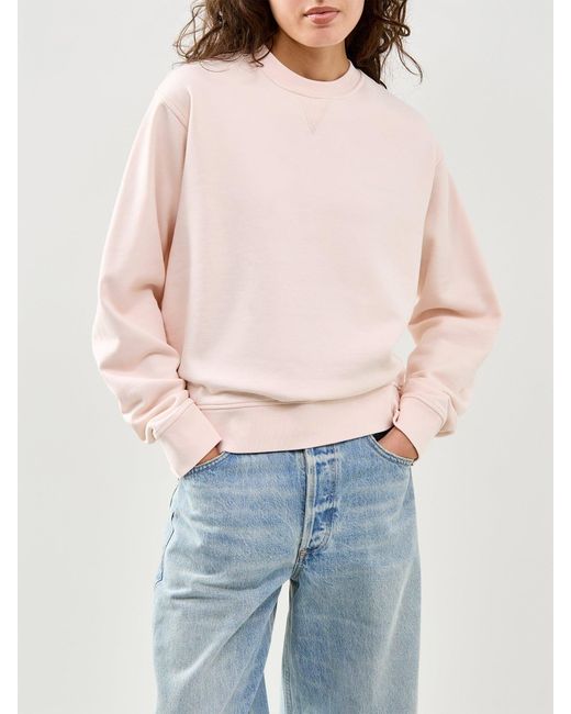 Barbour Pink Bede Oversized Crew Sweatshirt