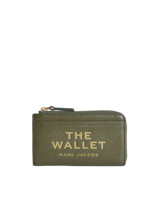 Marc Jacobs Green Women's The Top Zip Multi Wallet