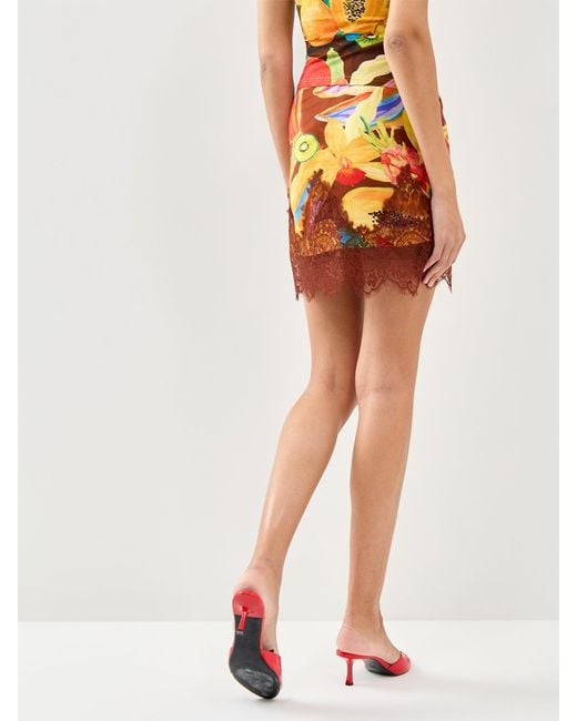 Never Fully Dressed Orange Rio Maeva Mini Skirt