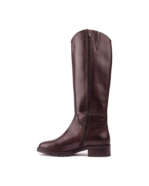 Sole Red Gabby Knee High Boots, Leather
