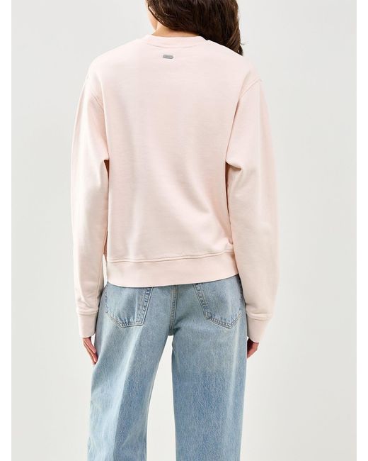 Barbour Pink Bede Oversized Crew Sweatshirt