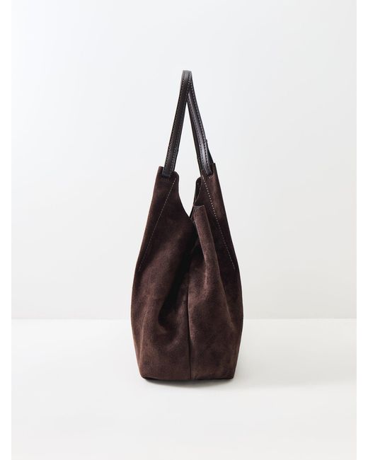 Gianni Chiarini Natural Dua Suede Tote Bag