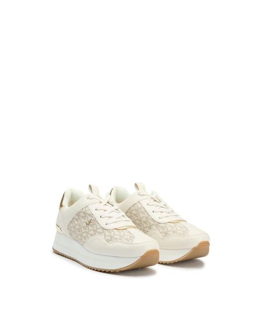 Michael Kors White Raina Trainers