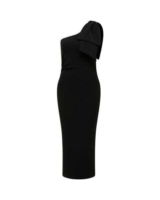 Forever New Black Jade Bow Bodycon Dress