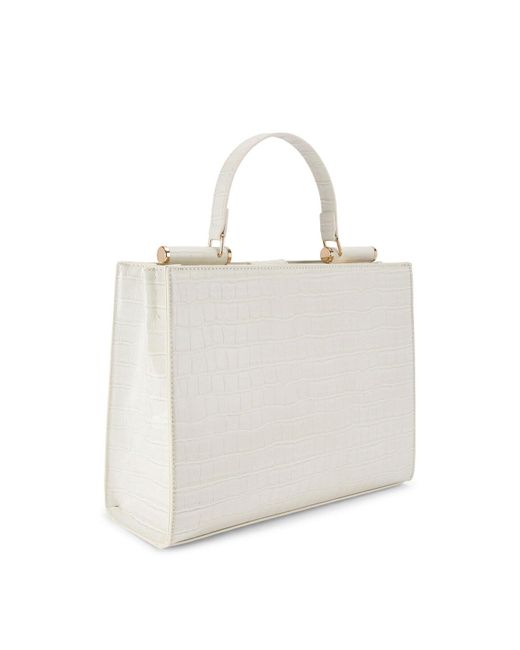 Carvela Kurt Geiger White Jessica Midi Tote 2