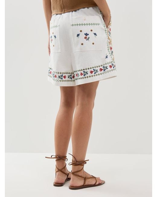 Weekend by Maxmara White Obice Shorts