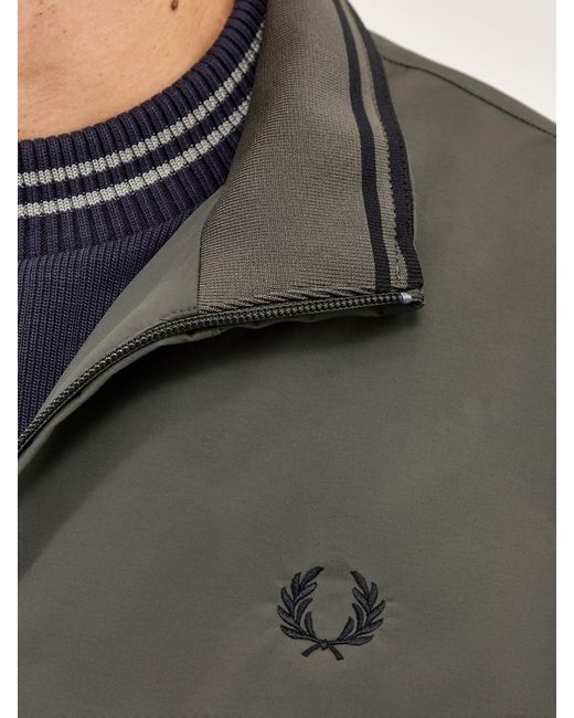 Fred Perry Gray The Brentham Jacket for men