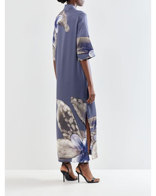 Dea Kudibal Blue Helga Kimono Dress