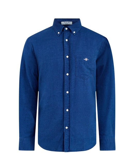 Gant Blue Oxford Shirt for men