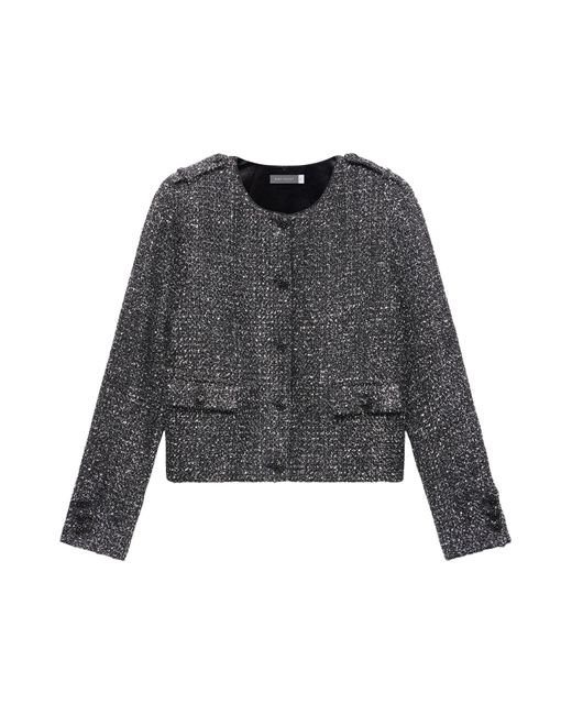 Mint Velvet Gray Women's Military Jacket