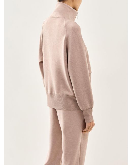 Varley Pink Roxbury Zip Through