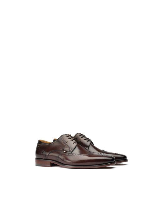 Simon Carter White Beagle Derby Shoes for men