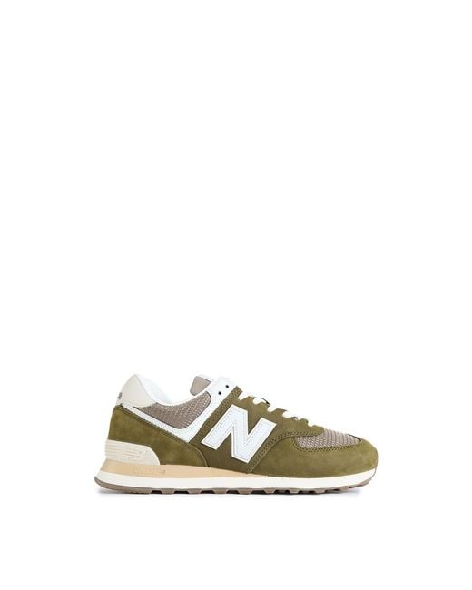 New Balance Metallic 574 Suede Trainers for men