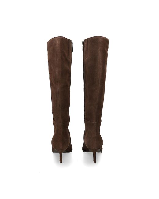 Steve Madden Brown Lucid Knee High Heeled Boots
