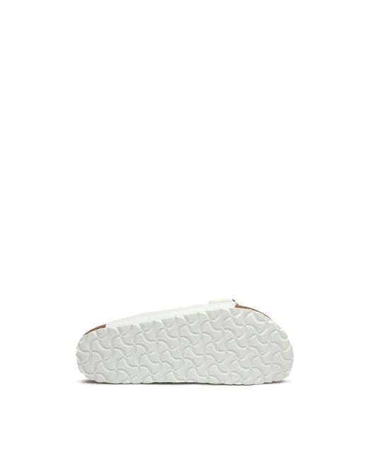 Birkenstock White Arizona Synthetic Sandals
