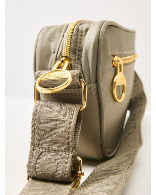 Barbour Metallic B.Intl Qualify Micro Crossbody Bag Khaki