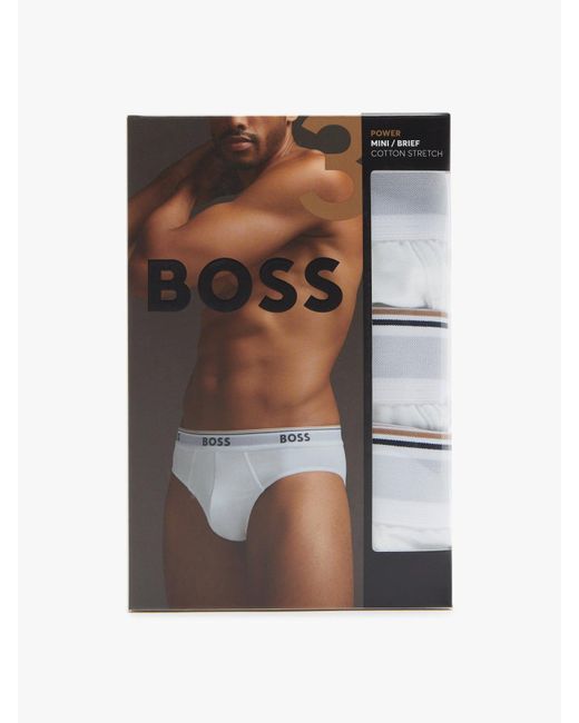 Boss White Brief 3P Power for men
