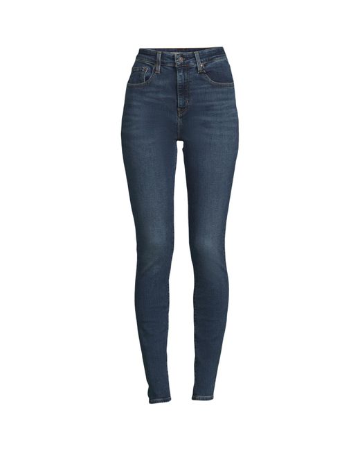 Levi's Blue Women's 721 High Rise Skinny Jeans