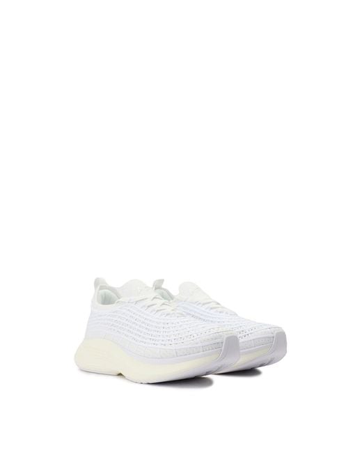 Athletic Propulsion Labs White Techloom Zipline Textile Trainers