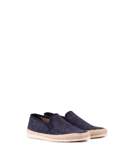 V.Gan Blue Vegan Pecan Espadrille Shoes for men
