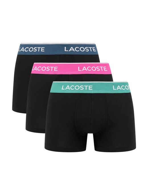 Lacoste Multicolor Three Pack Trunks for men